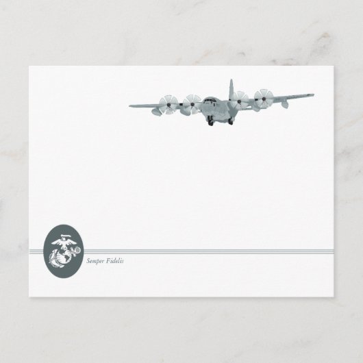 Carte Postale U.S. Marine Aviation [C-130] (Devant)