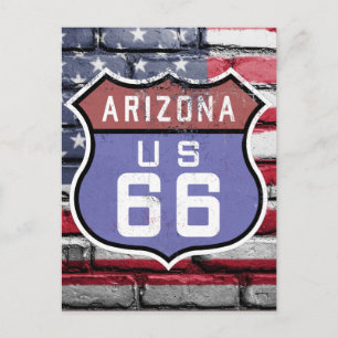 Carte Postale U.S. ROUTE 66 Symbole de l'Arizona