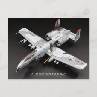 Carte Postale UAV A-10 Thunderbolt II