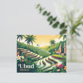 Carte Postale Ubud Indonésie (Debout devant)