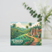 Carte Postale Ubud Indonésie (Debout devant)