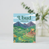 Carte Postale Ubud Indonésie (Debout devant)