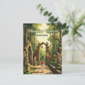 Carte Postale Ubud Monkey Forest Indonesia (Debout devant)