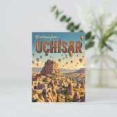 Carte Postale Uçhisar Turquie (Debout devant)