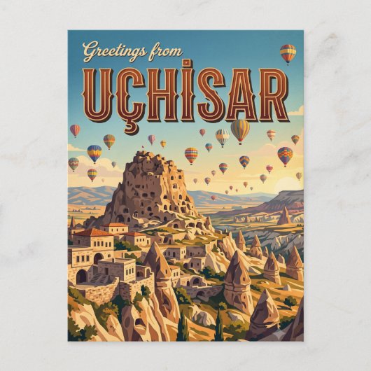 Carte Postale Uçhisar Turquie (Devant)