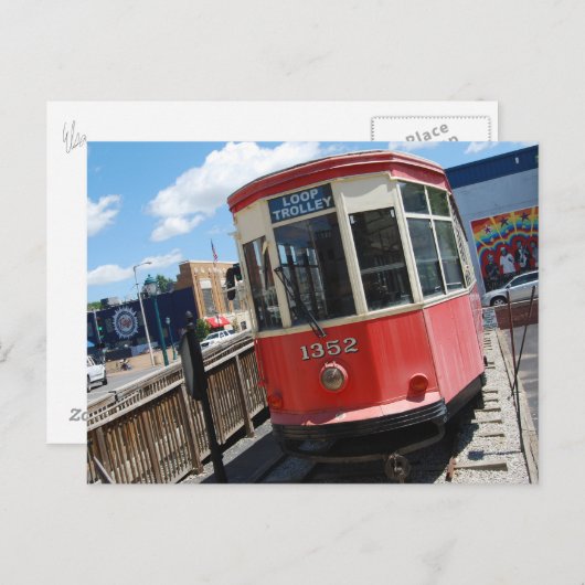 Carte postale Ucity Trolley #1 (Devant / Derrière)
