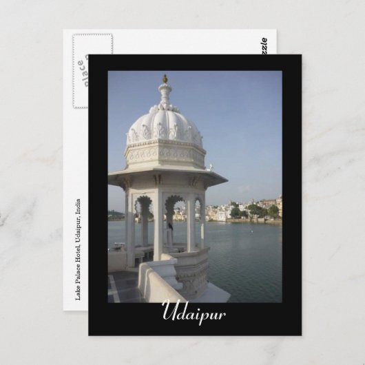 Carte Postale udaipur gazebo (Devant / Derrière)
