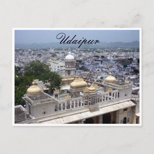 Carte Postale udaipur, Inde (Devant)