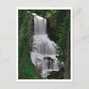 Carte Postale Udine Falls, Yellowstone Park, Wyoming Postcard