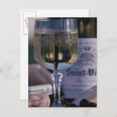 Carte Postale UE, France, Chablis, Vin local (Devant / Derrière)