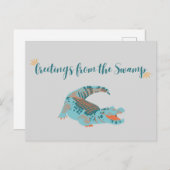 Carte postale UF// Salutations du marais (Devant / Derrière)