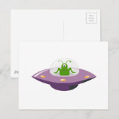 Carte Postale ufo (Devant / Derrière)