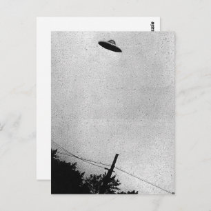 Carte Postale UFO Alien Extraterrestrial Spacecraft Top Secret