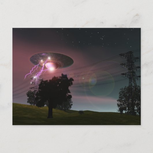 Carte postale UFO sur Powercard 2 (Devant)