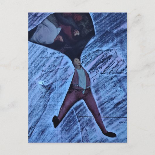 Carte Postale Ugh Computation Math Mixed Media Collage (Devant)