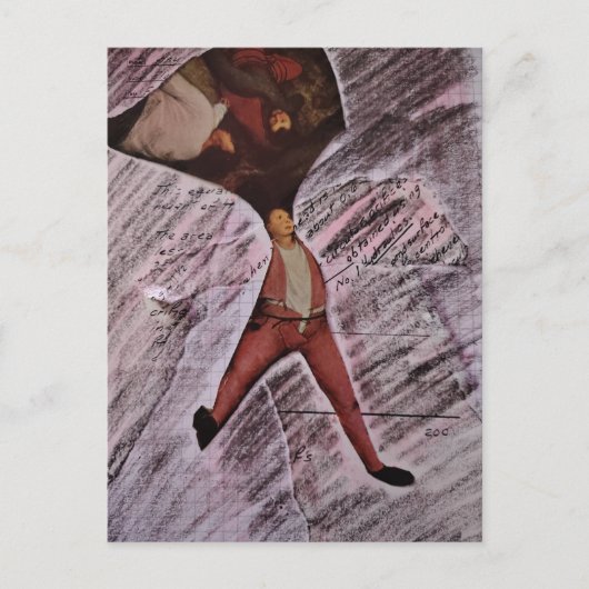 Carte Postale Ugh MAth Mixed Media Collage (Devant)