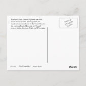 Carte postale Uinta Ground Squirrel Family (Dos)