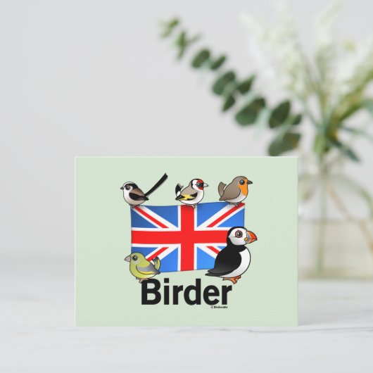 Carte Postale UK Birder (Debout devant)