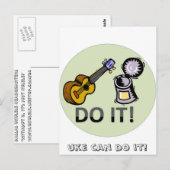 Carte Postale Uke peut le faire ! (Devant / Derrière)