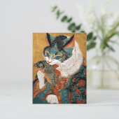 Carte Postale Ukiyo-e Cat | Art japonais (Debout devant)