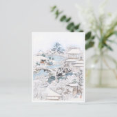 Carte Postale Ukiyo-e japonais des 47 Ronin Fighting Samur (Debout devant)