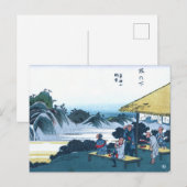 Carte Postale Ukiyo-e japonais du Fudesute Mountain (Devant / Derrière)