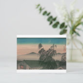 Carte Postale Ukiyoe [Goyo] Lune du soir (Debout devant)