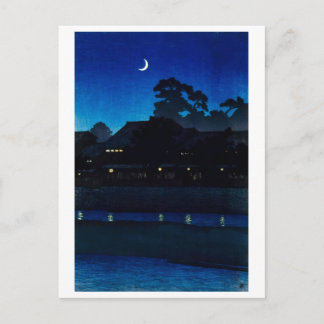 Carte Postale ukiyoe [hasui] A25 Nagare-no-Kuruwa à Kanazawa