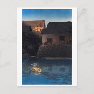 Carte Postale ukiyoe [hasui] A28 Toyohama à Sanshu