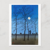 Carte Postale ukiyoe - hasui - C05 - Champs de Toyam - (Devant)