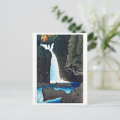 Carte Postale Ukiyoe [hasui] C14 Yūhi Cascade à Shiobara (Debout devant)