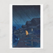 Carte Postale ukiyoe [hasui] C24 Evening Shower, Teradomari (Devant)