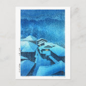 Carte Postale ukiyoe - hasui - m04 - Hataori Hot Spring - (Devant)