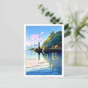 Carte Postale ukiyoe hasui n11 Matin à Mihogaseki à Izumo