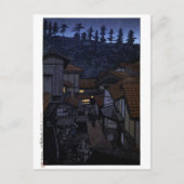 Carte Postale ukiyoe hasui n15 Arifuku Spa, Iwami (Devant)