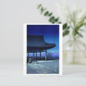 Carte Postale ukiyoe hasui n17 Kōzu, Osaka (Debout devant)