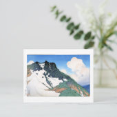 Carte Postale Ukiyoe hasui n21 Mont Asahi vu de ... (Debout devant)