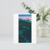 Carte Postale ukiyoe hasui No58 Col d'Ioritani d'Etchu (Debout devant)