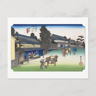 Carte Postale ukiyoe Hiroshige n°40 Narumi