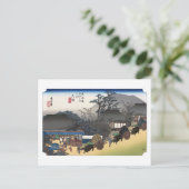 Carte Postale ukiyoe Hiroshige n°53 Ōtsu (Debout devant)