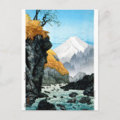 Carte Postale Ukiyoe [komei] 04 Pied du mont Ashitaka (Devant)