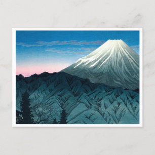 Carte Postale Ukiyoe [komei] 06 Mont Fuji De Hakone