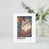 Carte Postale ukiyoe - Narukami shōnin - magicien japonais - (Debout devant)