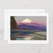 Carte Postale ukiyoe - Yoshida - 08 - Okitsu - (Devant / Derrière)