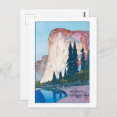 Carte Postale ukiyoe - Yoshida - 15 - El Capitan - (Devant / Derrière)