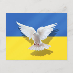 Carte postale Ukraine Carte postale Peace Dove sou