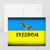 Carte Postale Ukraine libre Imprimer (Devant / Derrière)