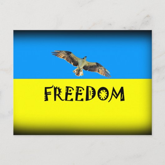 Carte Postale Ukraine libre Imprimer (Devant)
