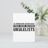 Carte Postale ukulele (Debout devant)