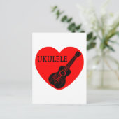 Carte Postale Ukulele Love (Debout devant)
